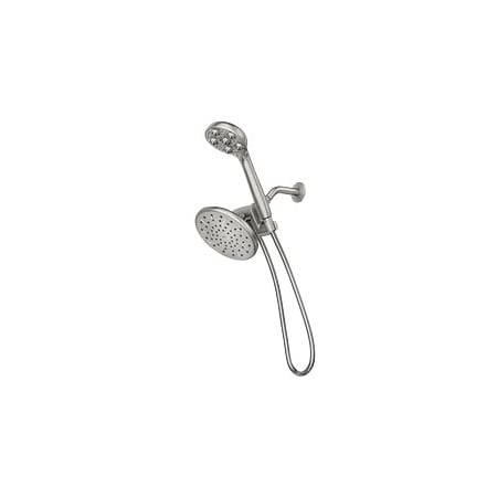 Moen Hydro Roller 4-Function 7.5in Diameter Showerhead in Spot Resist Brushed Nickel 205C0SRN